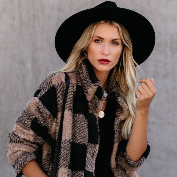 3 COLORS BRIM FASHION HAT W/  STRAP ACCENT - Picture 6 of 10